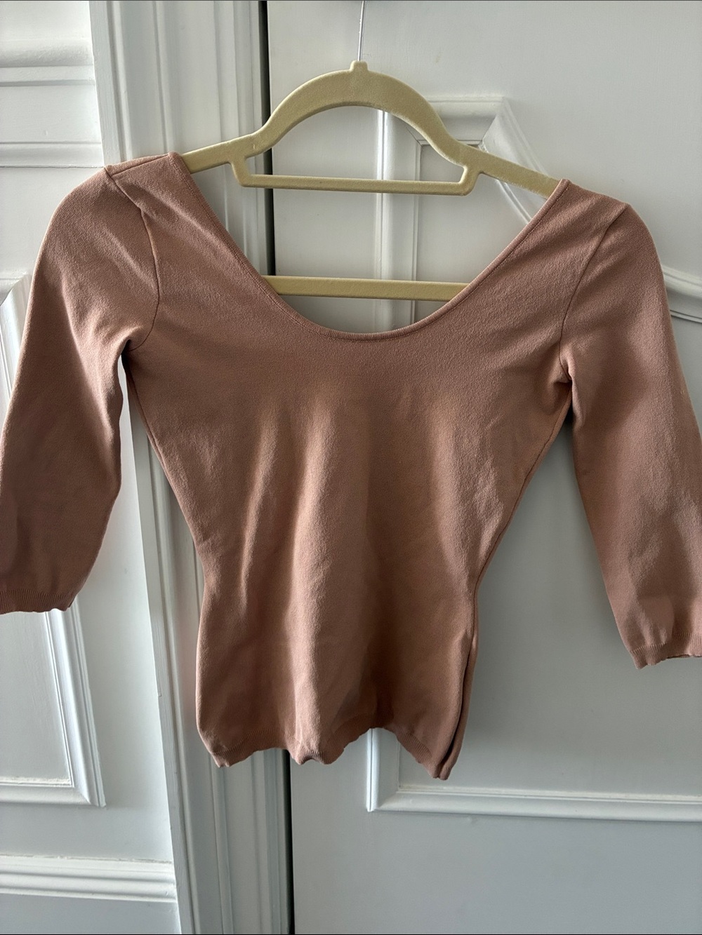 Valentino Women's Scoop Neck Knit Ribbed Top